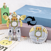 2-in-1 Transformer Robot Spinner Toy | Spinning Ball to Robot Transforming Action Figure for Kids