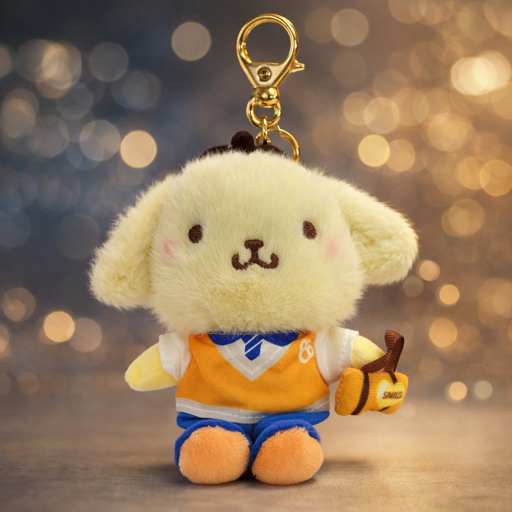 Cute Plush Puppy Keychain | Kawaii Soft Toy Bag Charm | Cartoon Animal Key Ring for Girls & Kids