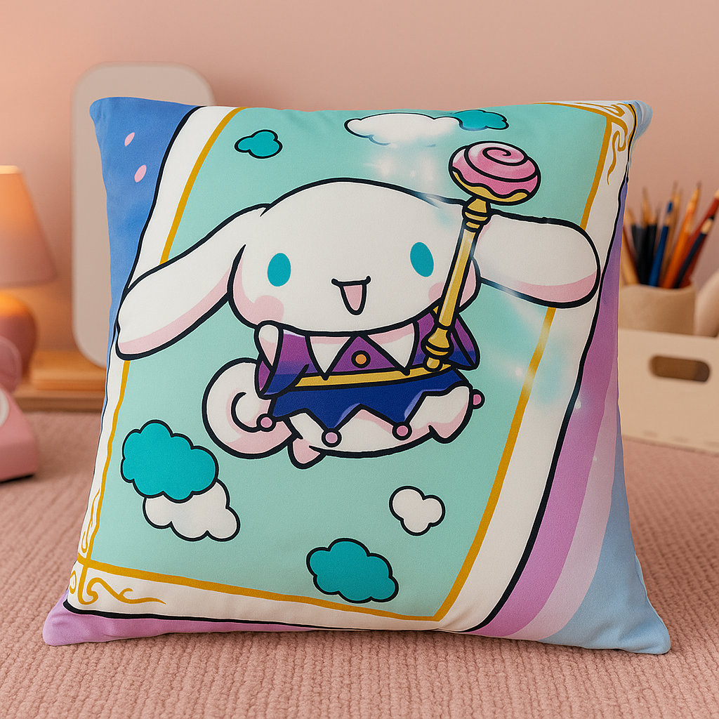 Cinnamoroll Magical Plush Cushion – Kawaii Decorative Pillow