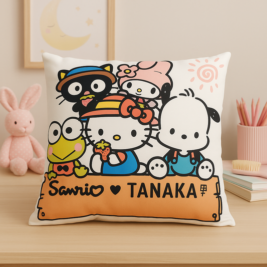 🌟 Sanrio Friends Character Cushion – “Hello Kitty & Pals” Edition