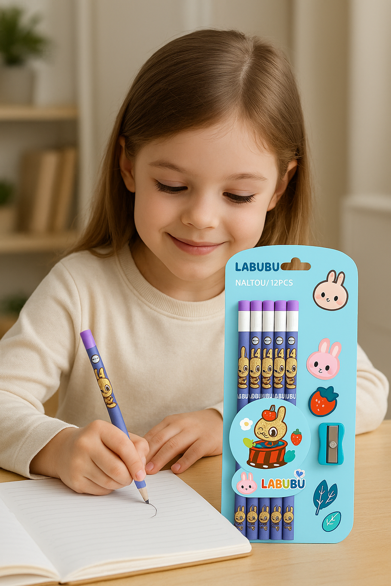 LABUBU Energy Burst Pencil Set – Limited Edition