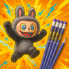 LABUBU Energy Burst Pencil Set – Limited Edition