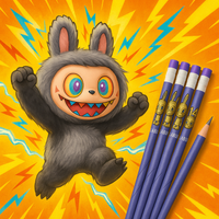 LABUBU Energy Burst Pencil Set – Limited Edition
