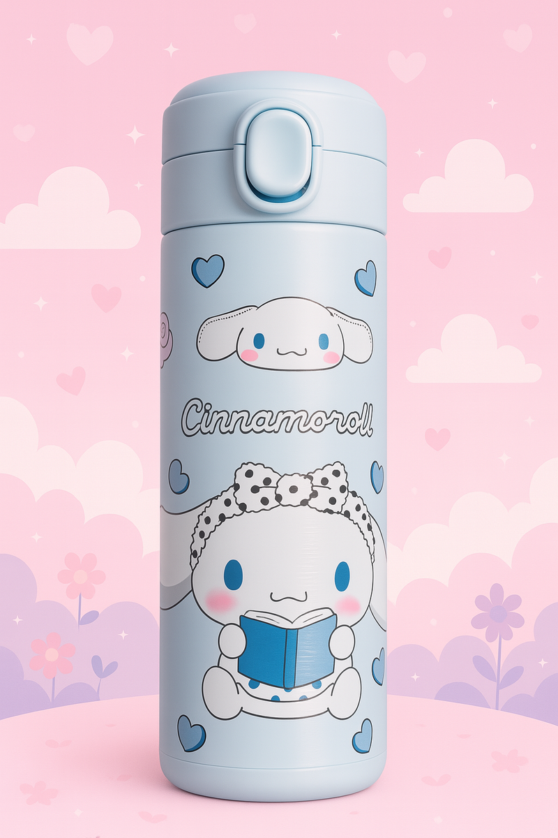 Kawaii Character Stainless Steel Thermos Bottle