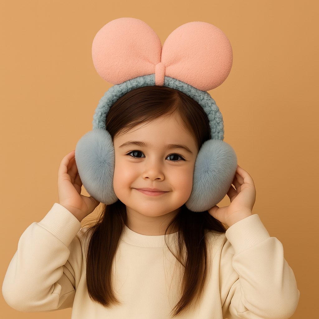 FrostyFluff™  Earmuffs with Bow (mix color)