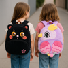Kawaii Cat & Bird Plush Backpack for Girls – Lightweight Toddler School Bag