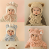 Kawaii Baby Winter Hooded Scarf – Ultra Soft Animal Ear Kids Cap with Neck Warmer