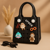 Cute Crocs Style Tote Bag with Cartoon Charms | Kawaii Waterproof EVA Handbag