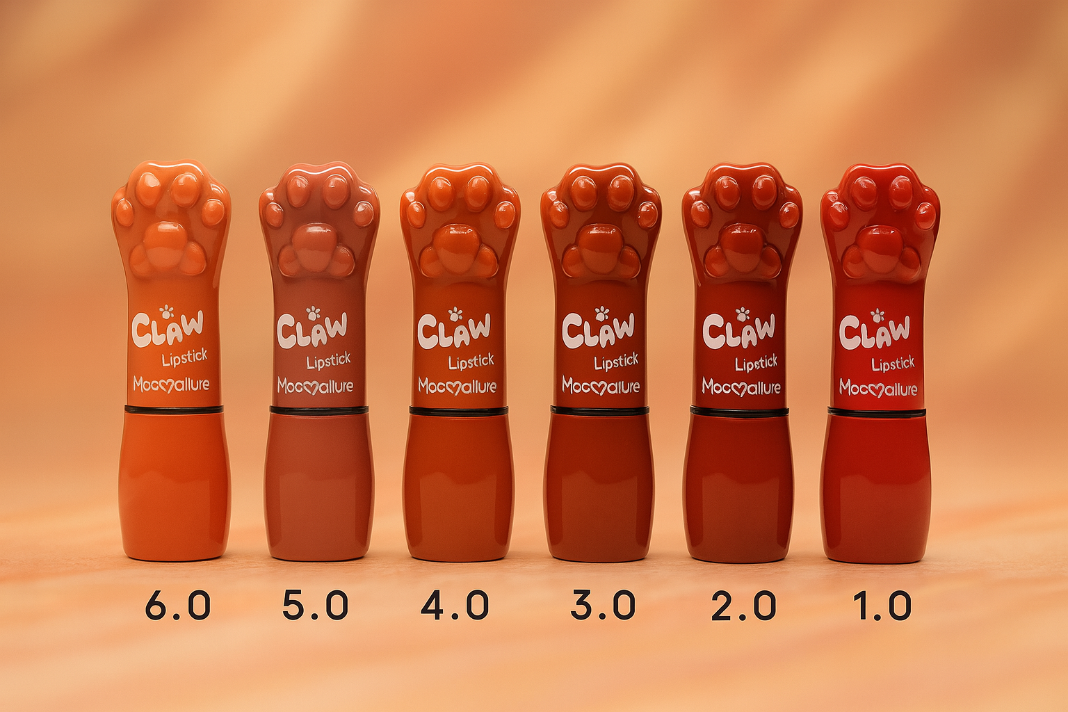 Mocallure Claw Lipstick Collection – 6-Color Set