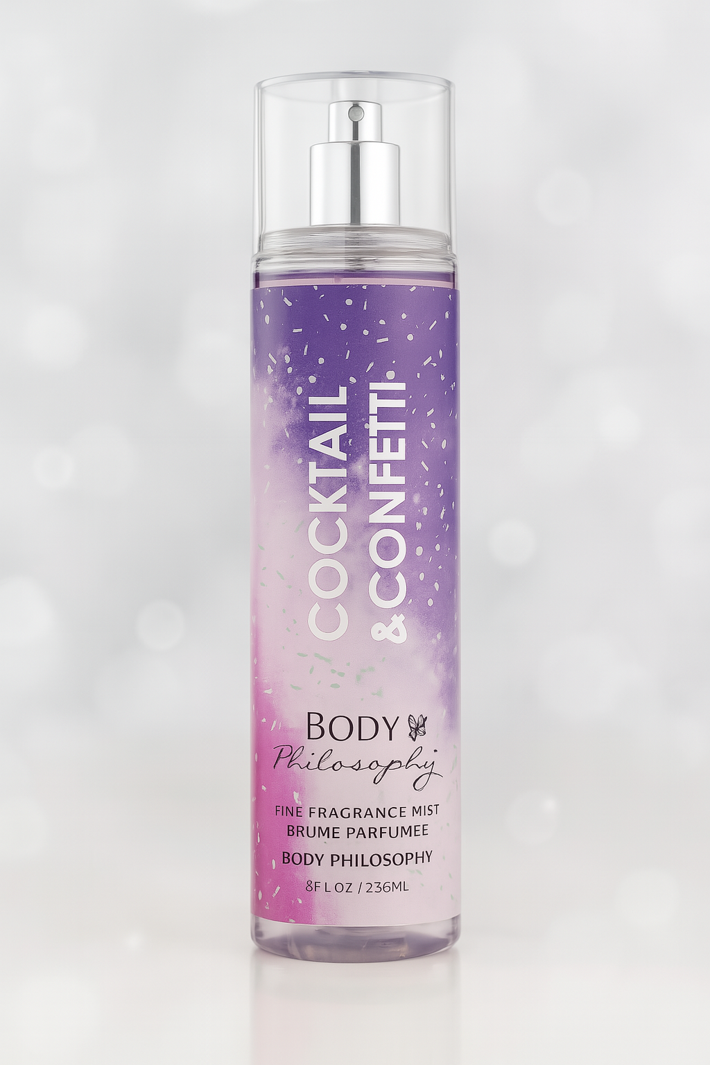 Body Philosophy Body Mist 236ML (Cocktail & confeti)