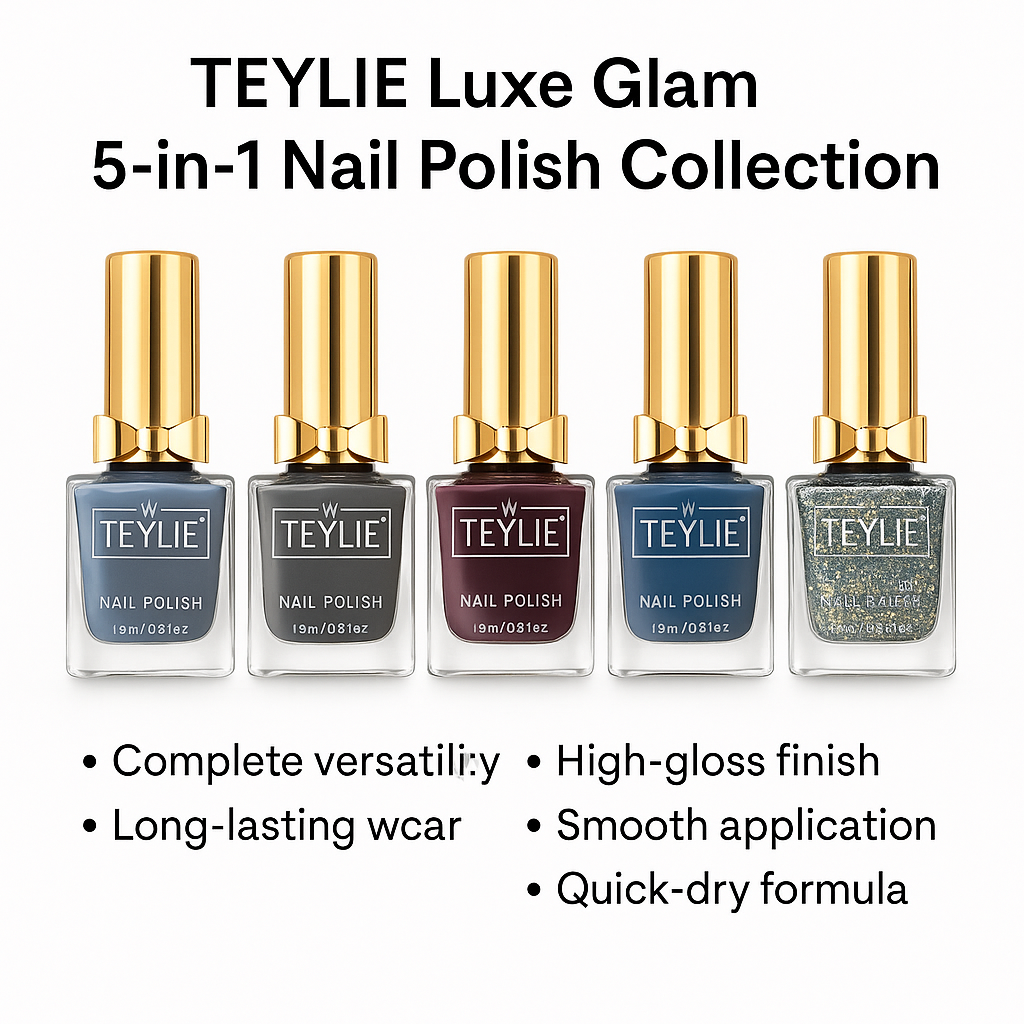 TEYLIE Luxe Glam 5-in-1 Nail Polish Collection