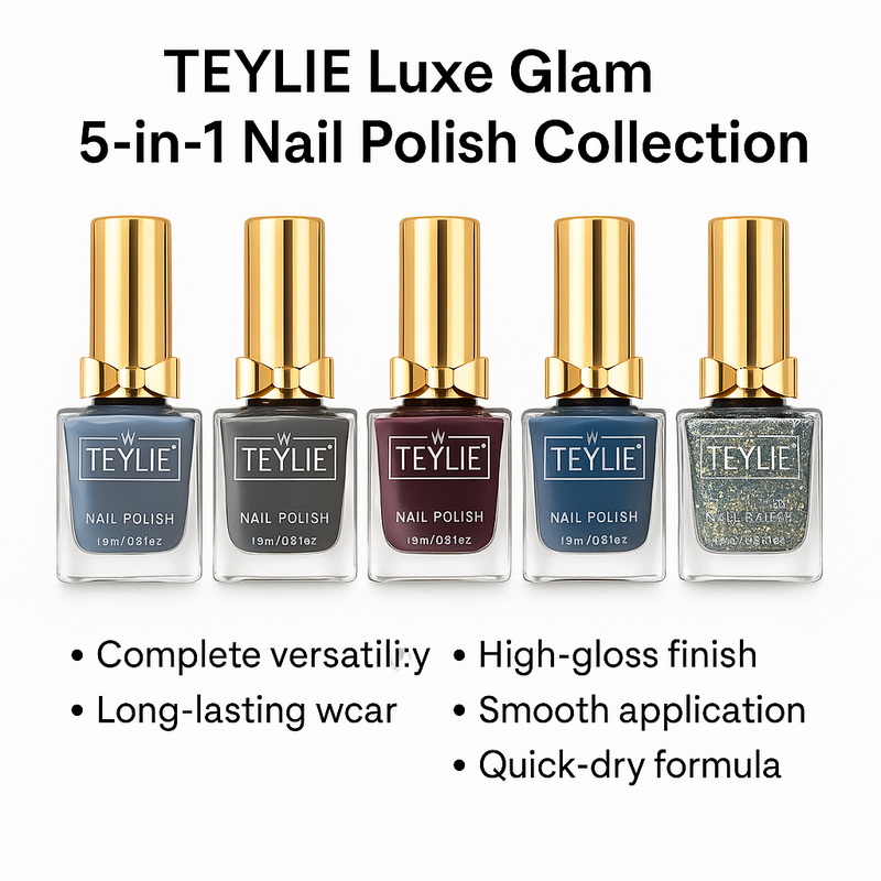 TEYLIE Luxe Glam 5-in-1 Nail Polish Collection