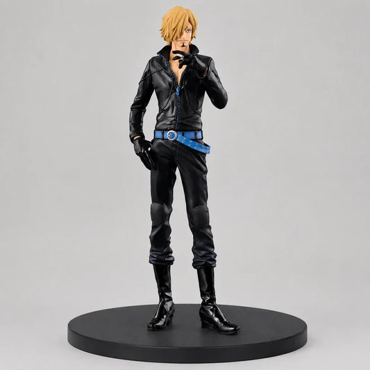 One Piece Sanji Black Suit Action Figure – Anime Collectible PVC Statue | Vinsmoke Sanji Figure for Desk, Home Decor & Gifts