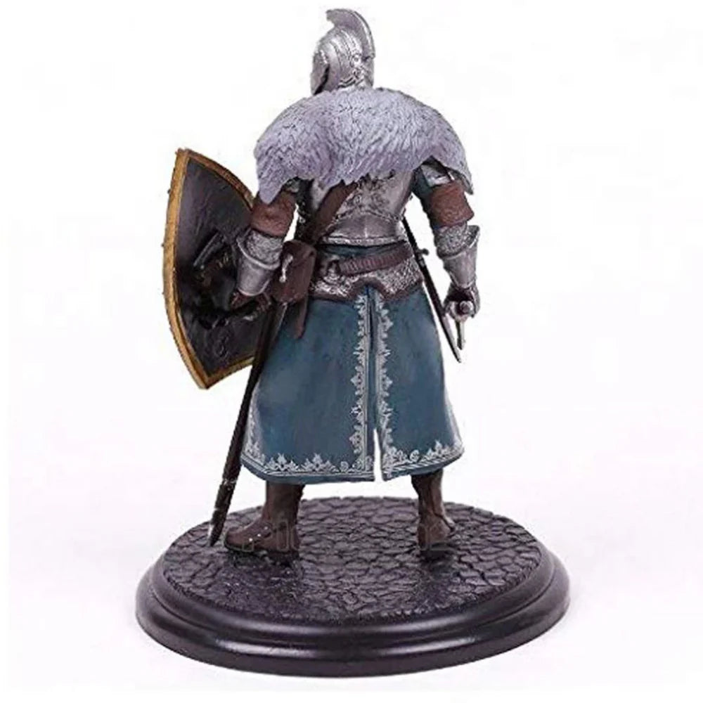 18CM Medieval Knight Warrior PVC Action Figure with Sword & Shield – Round Table Knight Collectible Statue | Fantasy Armor Warrior Model for Home Decor, Desk Display & Gifts