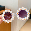 Flower design round Space Kids Sunglasses