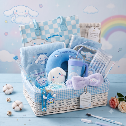 Cinnamoroll Dream Gift Hamper | 11-Piece Kawaii Gift Set for Girls, Kids & Sanrio Fans
