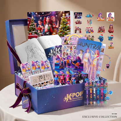KPOP Demon Hunters Ultimate Fan Hamper – 20 Items | Huntrix, Rumi, Zoey & Mira Kawaii Collection