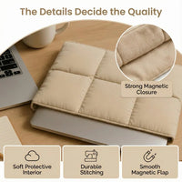 Puffy Laptop Sleeve Protector – Lightweight, Shockproof, Portable Padded Notebook Case for Travel (All Sizes)