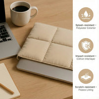 Puffy Laptop Sleeve Protector – Lightweight, Shockproof, Portable Padded Notebook Case for Travel (All Sizes)