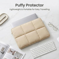 Puffy Laptop Sleeve Protector – Lightweight, Shockproof, Portable Padded Notebook Case for Travel (All Sizes)