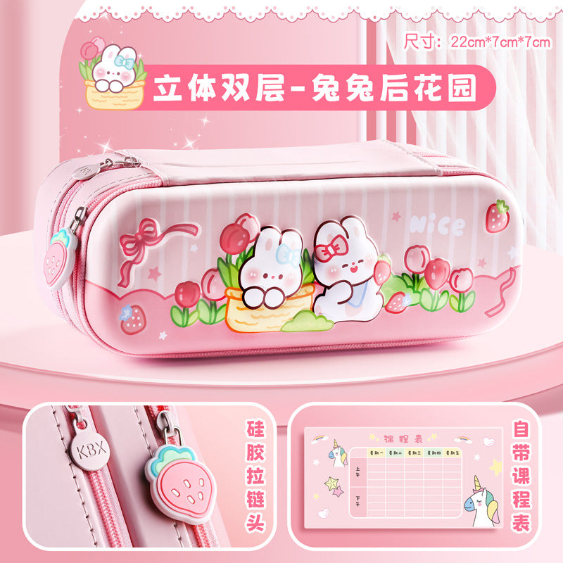3D Double Decker Pencil Case
