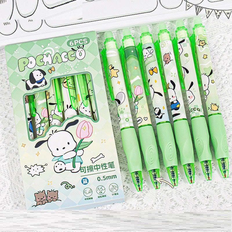 Cartoon Erasable Gel Pen Set