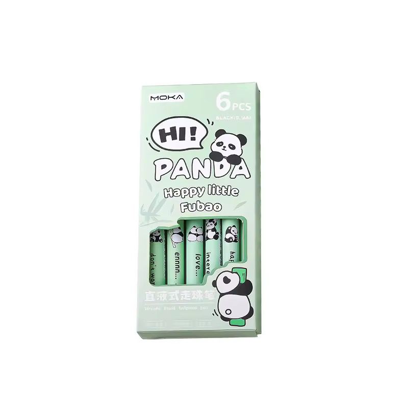 Cute Cartoonistic Gel Pen set (pack of 6)