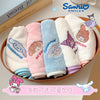 Sanrio Characters Face Towel Set (5 pcs) – My Melody, Cinnamoroll, Kuromi, and Friends | Soft Cotton Hand Towels for Kids & Adults
