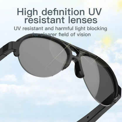 Smart Bluetooth Sunglasses  – Wireless Music, Calling & UV Protection Eyewear