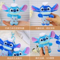 Stitch Chef Kawaii Plush Keychain