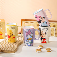 Disney Character Ceramic Mug With Gift Box – 500ML | Winnie the Pooh & Minnie Mouse Cute Coffee Mug