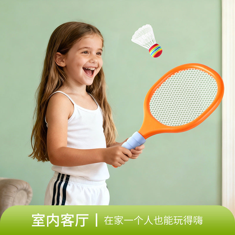Kids Badminton Racket Set with Shuttlecock – Lightweight Outdoor Sports Toy for Children
