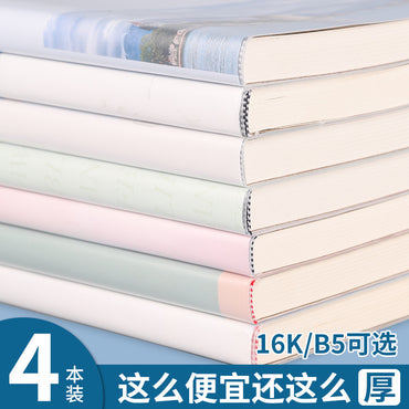 Waterproof A5 Scenic Art Diary Notebook (Set Of 4)  | Premium Travel Landscape Cover Journal for Students & Office Use