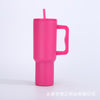Large Capacity Kawaii Tumbler with Handle and Straw 1200ML – Colorful Travel Water Cup for Hot & Cold Drinks