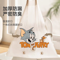 Tom & Jerry Garbage Bags with Handle – Strong & Tear-Resistant Garbage Bags | Pack of 50