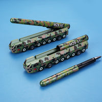 Missile Truck Pen | Army Camouflage Rocket Launcher Pen | Creative Military Design Ball Pen for Kids & Gift