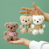 Kawaii Teddy Bear Plush Keychain | Cute Soft Toy Keyring for Bags, Backpacks & Gifts