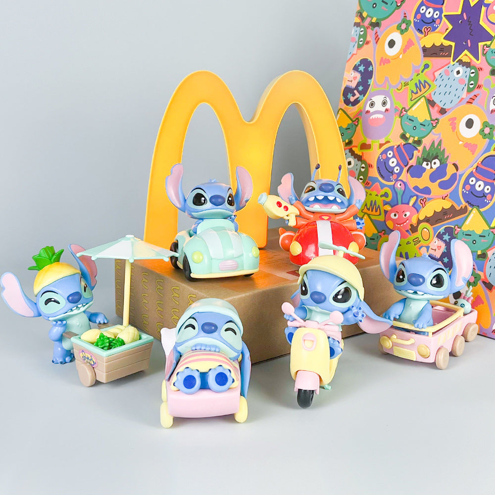 Stitch Mini Action Figure Set (6 PCS) – Cute Cartoon PVC Collectible Toy Set | Lilo & Stitch Figurines for Desk Decor, Gifts & Collectors