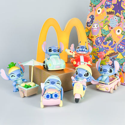 Stitch Mini Action Figure Set (6 PCS) – Cute Cartoon PVC Collectible Toy Set | Lilo & Stitch Figurines for Desk Decor, Gifts & Collectors