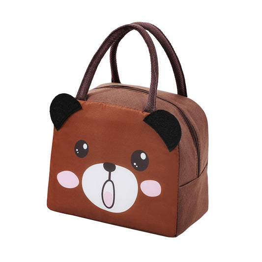 Cute Cartoon Insulated Lunch Bag for Kids & Adults | Waterproof Thermal Lunch Tote | Reusable Lunch Box Carry Bag