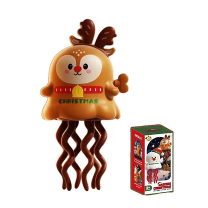 Cute Twist Dancing Toy – Wiggly Walking Cartoon Animal & Christmas Character Toy | No Battery Required | Sensory Fidget Toy for Kids (1 Piece, Random Design)