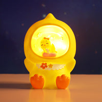 Kawaii Night Glow Lamp & Piggy Bank – Dual Function