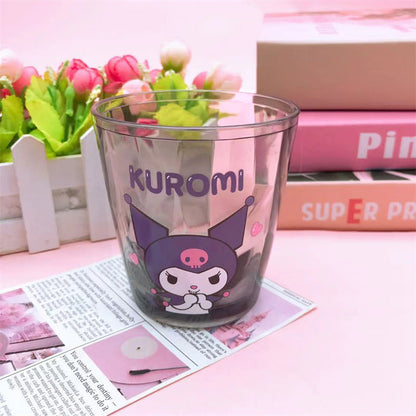 Kuromi Kawaii Gift Hamper – Stationery, Hot Water Bag, Stickers, Glass For Kuromi Fans
