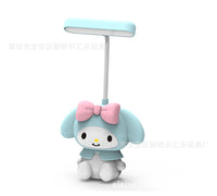 Cute Sanrio Character LED Table Lamp with Built-in Sharpener – My Melody & Kuromi Desk Light for Kids, Students & Kawaii Lovers