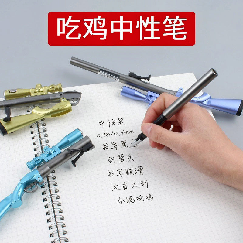 Sniper Gun Pen with LED Light | Rifle Shape Gel Pen | Novelty Writing Pen for Kids, Students & Gifting