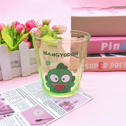 Sanrio Kawaii Cartoon ABS Plastic Cup (Single Piece) – Hello Kitty, Kuromi, My Melody, Cinnamoroll, Pochacco, Hangyodon | Cute Transparent Drink Cup