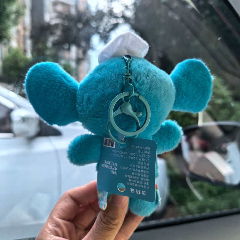 Stitch Chef Kawaii Plush Keychain