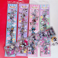 Sanrio Characters Kawaii Sticker Pack – Kuromi, My Melody, Hello Kitty & Friends