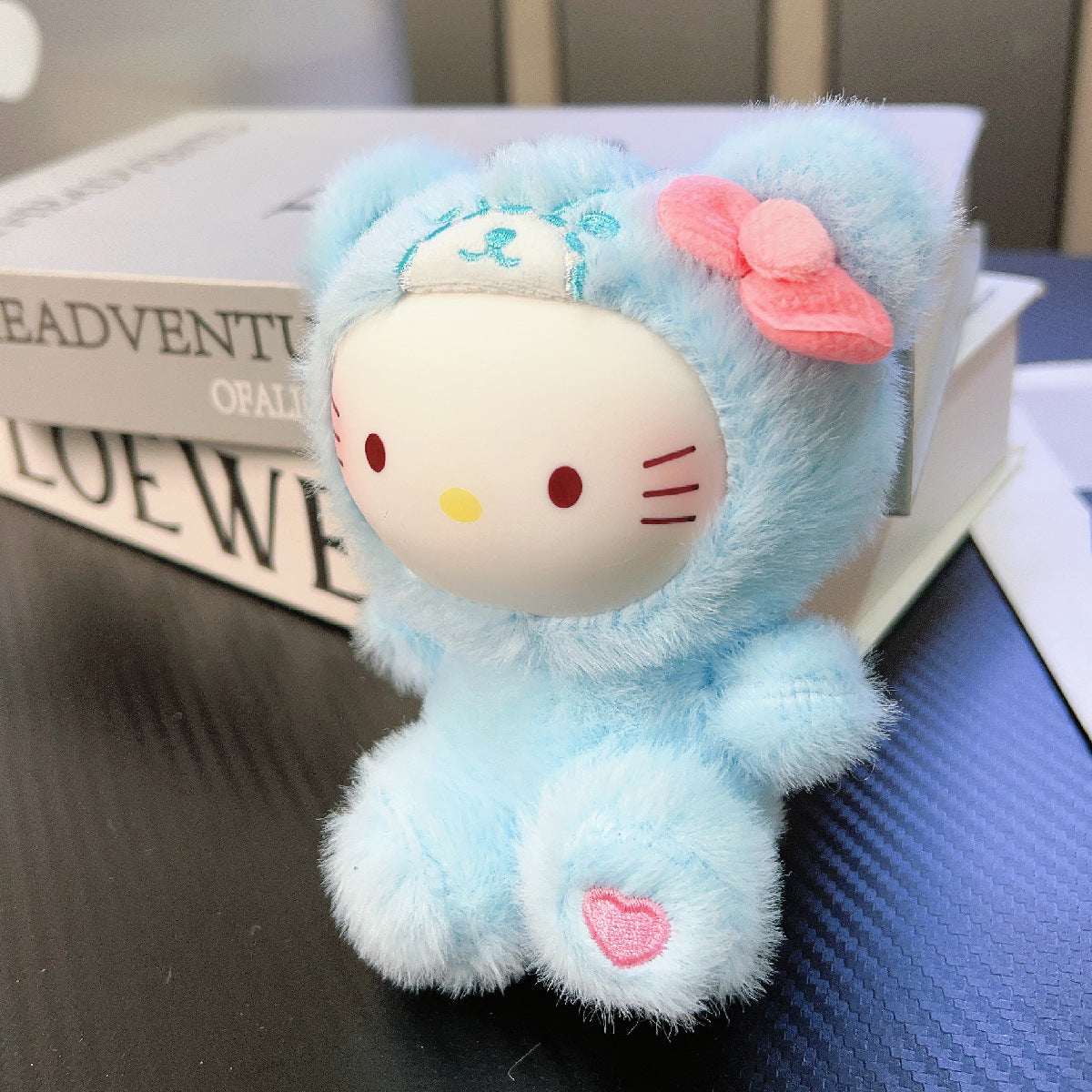 Hello Kitty Plush Teddy Bear Soft Toy – Pastel Hoodie Design