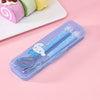 Sanrio Cute Cutlery Set with Case | Hello Kitty, Cinnamoroll, Kuromi & My Melody Fork & Spoon Set